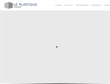 Tablet Screenshot of leplastique.com